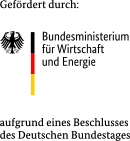 Gefördert durch: Bundesministerium für Wirtschaft und Energie aufgrund eines Beschlusses des Deutschen Bundestages